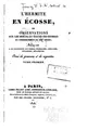 Cover image for L'Hermite en Écosse, ou, Observations sur les moeurs et usages des écossais - Tome I