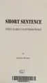 Cover image for Short Sentence