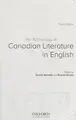 Cover image for Anthology of Canadian Literature in English