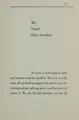 Cover image for We need one another.