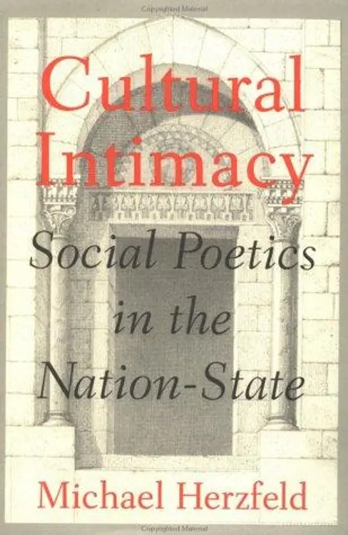 Cultural Intimacy: Social Poetics in the Nation-State cover