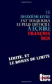 Cover image for Le deuxieme livre est toujours le plus difficile a ecrire