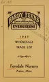 Cover image for 1947 wholesale trade list