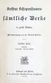 Cover image for Arthur Schopenhaurs Sämtliche Werke
