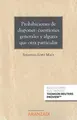 Cover image for Prohibiciones de disponer