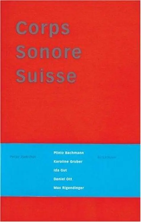 Corps Sonore Suisse (Swiss Sound Box) cover