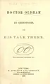 Cover image for Doctor Oldham at Greystones