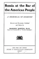 Cover image for Russia at the bar of the American people