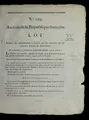 Cover image for Loi relative au cautionnement a   fournir par les receveurs des impositions directes de de partement