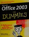 Cover image for Office 2003 for dummies