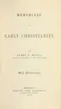 Cover image for Memorials of early Christianity