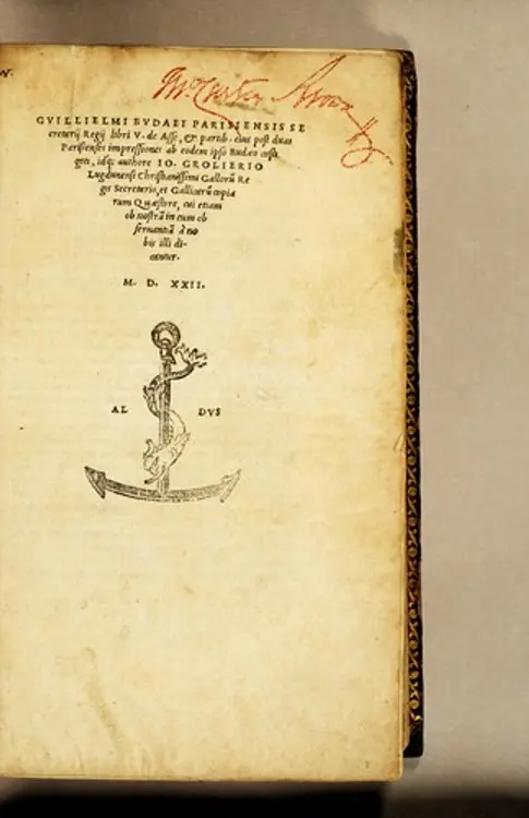 Gvillielmi Bvdaei Parisiensis secretarij regij libri v. de asse, et partib, euis: post duas parisienses impressione ab eodem ipso Budæo castigati, id[em] q[ue] cover
