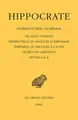 Cover image for Hippocrate, Tome I, 1re Partie : Introduction Generale