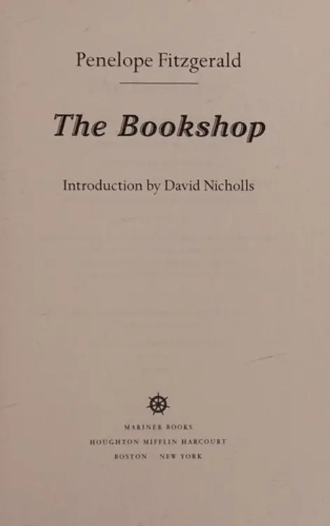 The Bookshop cover