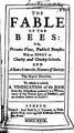 Cover image for The Fable of the Bees