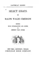 Cover image for Select essays of Ralph Waldo Emerson