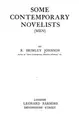 Cover image for Some contemporary novelists (men)