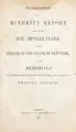 Cover image for Examination of a minority report made by the Hon. Orville Clark, to the Senate of the State of New-York, on the memorials of inhabitants of the city of New-York, in relation to Trinity Church