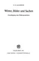 Cover image for Wörter, Bilder und Sachen