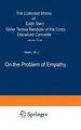 Cover image for On the Problem of Empathy: The Collected Works of Edith Stein (Vol. 3)
