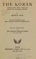 Cover image for The Koran