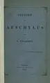 Cover image for Studien zu Aeschylus.