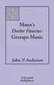 Cover image for Mann's Doctor Faustus