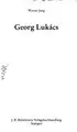 Cover image for Georg Lukács