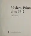 Cover image for Modern prints since 1942