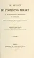 Cover image for Le budget de l'instruction publique et des etablissements scientifiques et litteraires