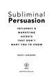 Cover image for Subliminal persuasion