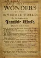 Cover image for More wonders of the invisible world