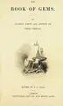 Cover image for The book of gems.
