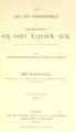 Cover image for The life and correspondence of Major-General Sir John Malcolm, G. C. B.