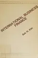 Cover image for International business finance