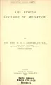 Cover image for The Jewish doctrine of mediation