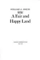 Cover image for A fair and happy land