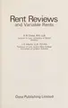 Cover image for Rent reviews and variable rents