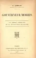 Cover image for Gouverneur Morris un témoin américain de la révolution franc̜aise.