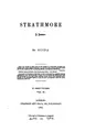 Cover image for Strathmore, by 'Ouida'.