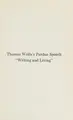 Cover image for Thomas Wolfe's Purdue speech: Writing and living.