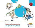 Cover image for Las letras divertidas Pauta Cuaderno 4