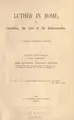 Cover image for Luther in Rome