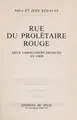 Cover image for Rue du Prolétaire Rouge