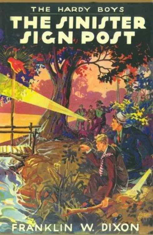 The Sinister Signpost (Hardy Boys, Book 15) cover