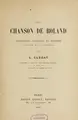 Cover image for La Chanson de Roland