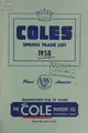 Cover image for Cole's spring trade list 1958