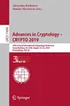 Cover image for Advances in Cryptology – CRYPTO 2019