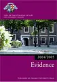 Cover image for Evidence 2004/2005 (Blackstone Bar Manual)