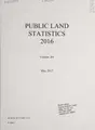 Cover image for Public land statistics